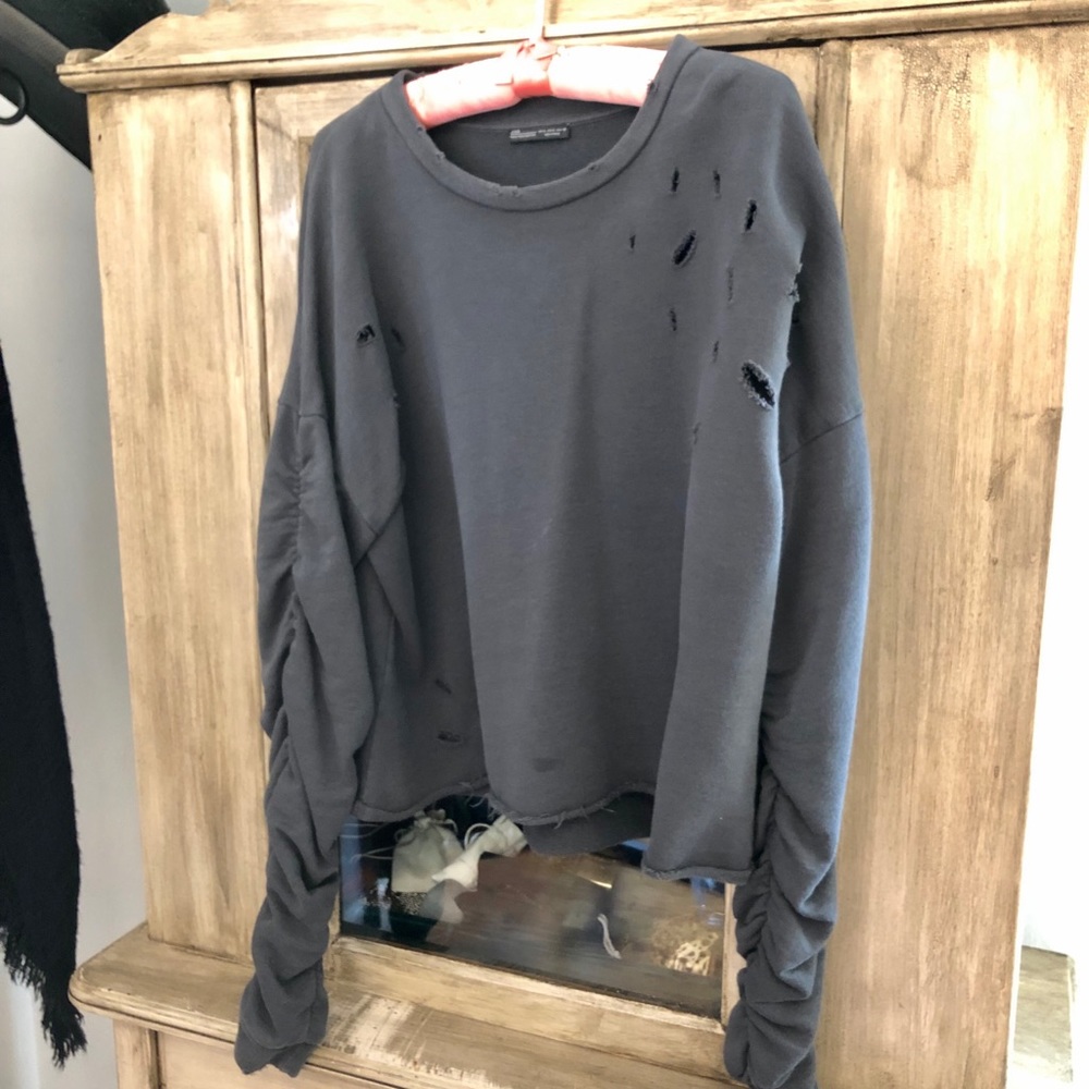 Zara Distressed Top